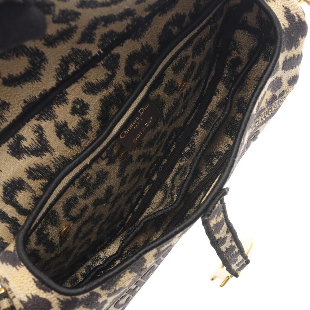 Dior SADDLE handbag canvas beige brown tones - Picture 3 of 7